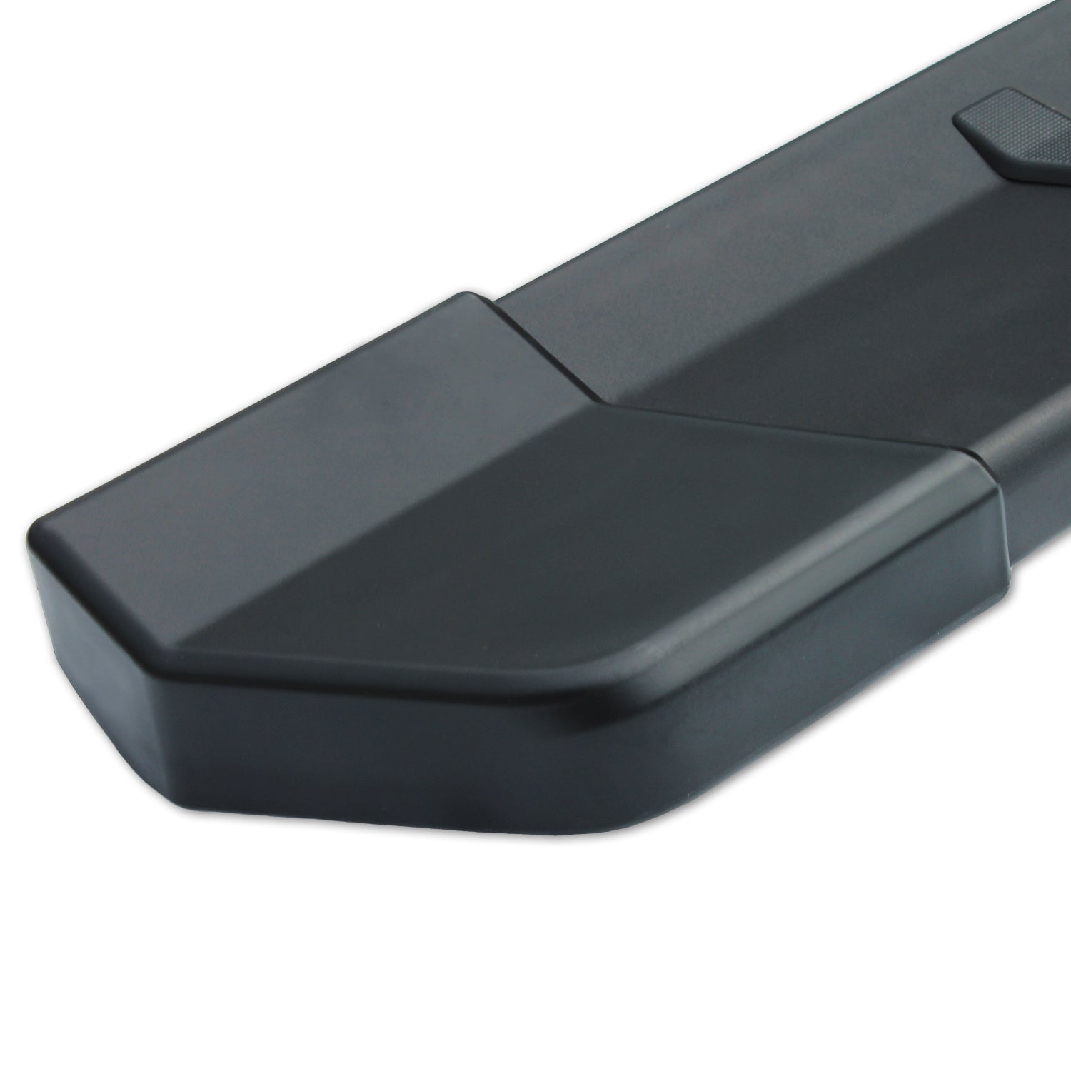 6in OEM Style Slide Track Running Boards - Black Textured Aluminum